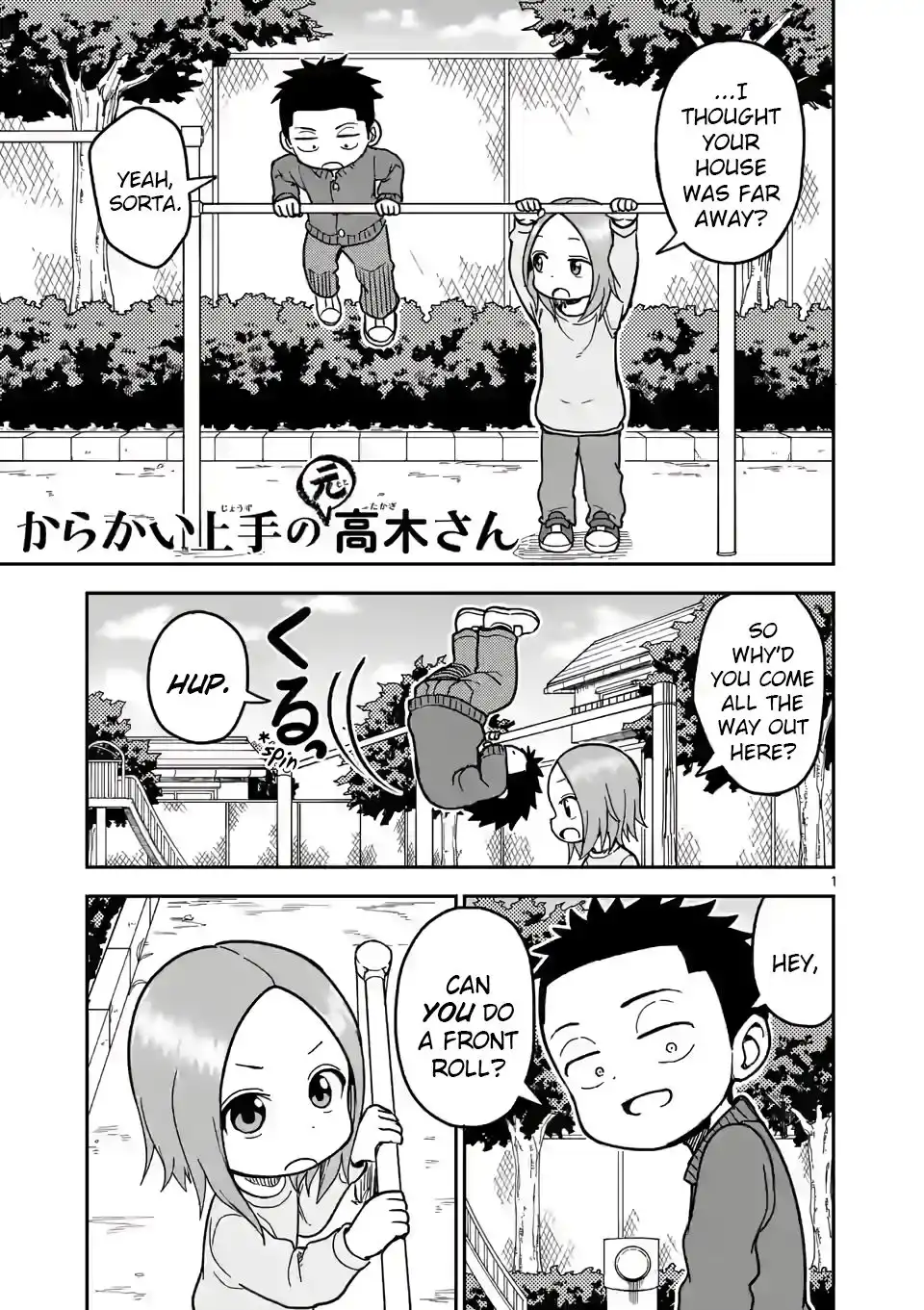 Karakai Jouzu no (Moto) Takagi-san Chapter 128 1